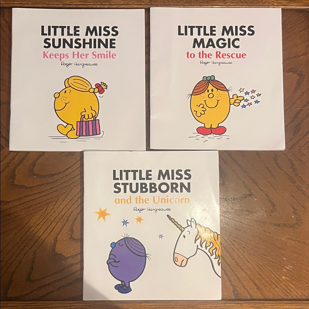 Little Miss kids books | set of 3 Little Miss storybooks